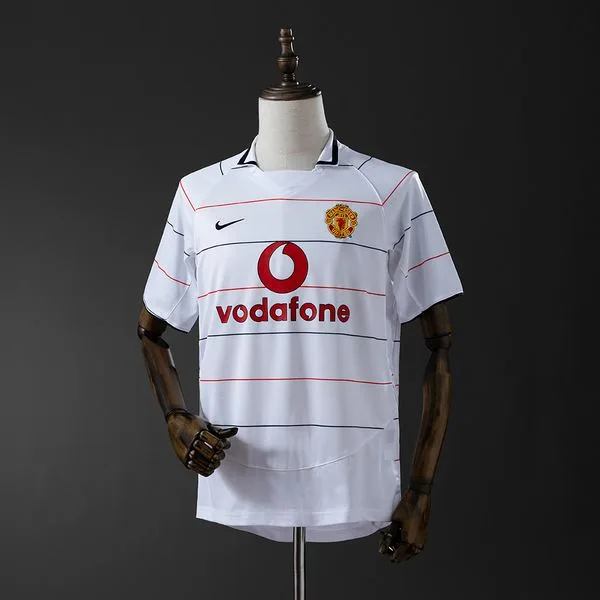 Camiseta de fútbol Manchester United 2003/05 VISITANTE MANGA CORTA VERSION FAN